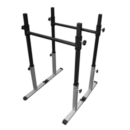 Тренажер 3 в 1 брусья, стойка для жима и приседаний